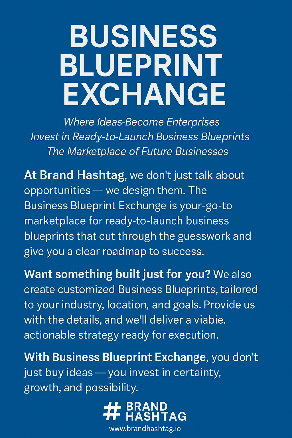Business Blueprint Exchange